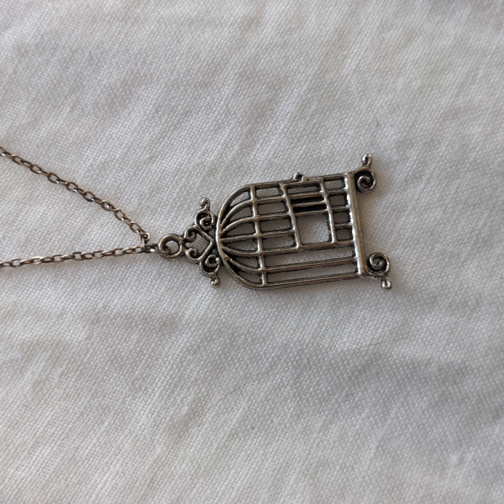 Birdcage necklace